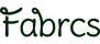 Green 'Fabrcs' logo on a white background