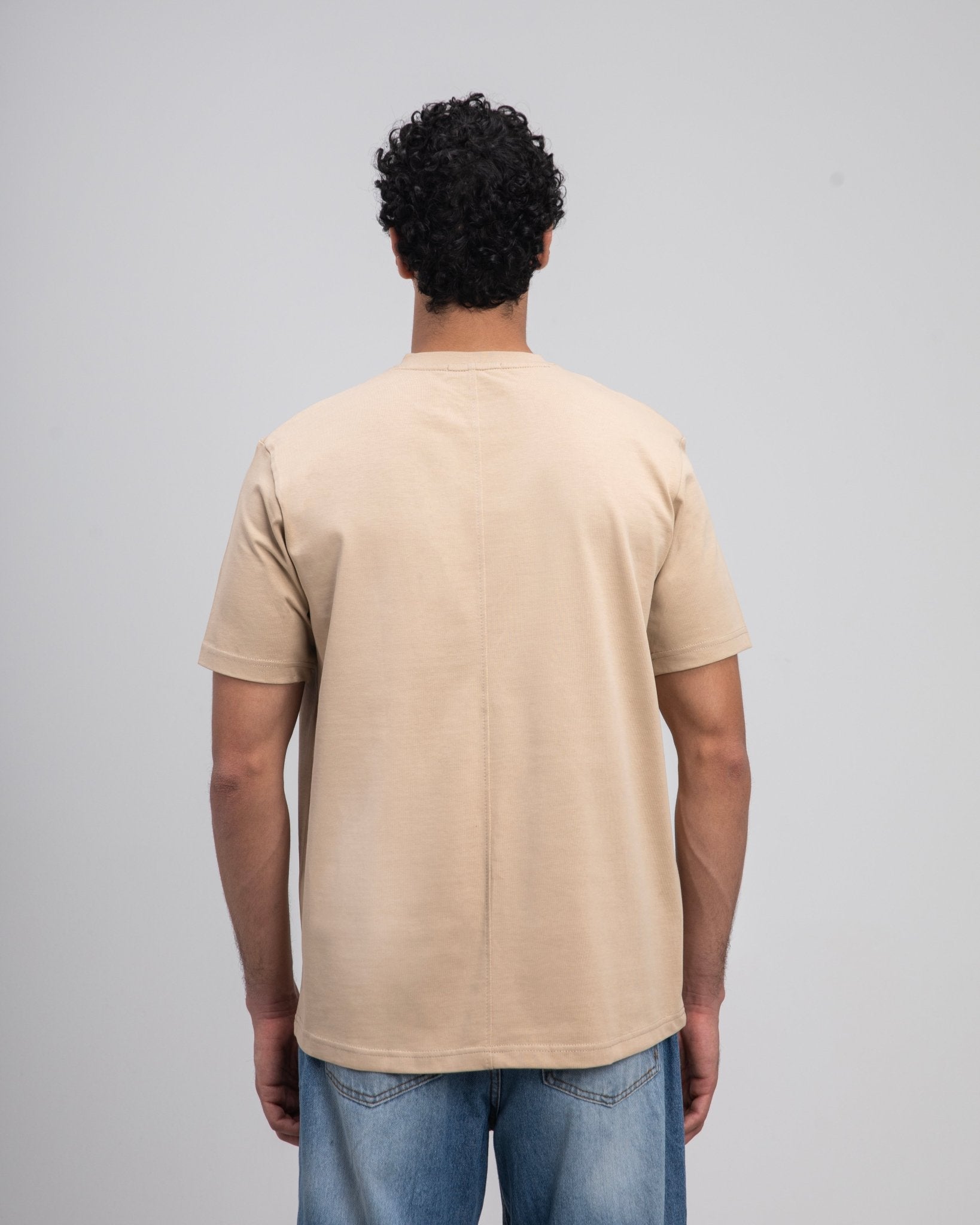 Beige Essential T-Shirt - Fabrcs