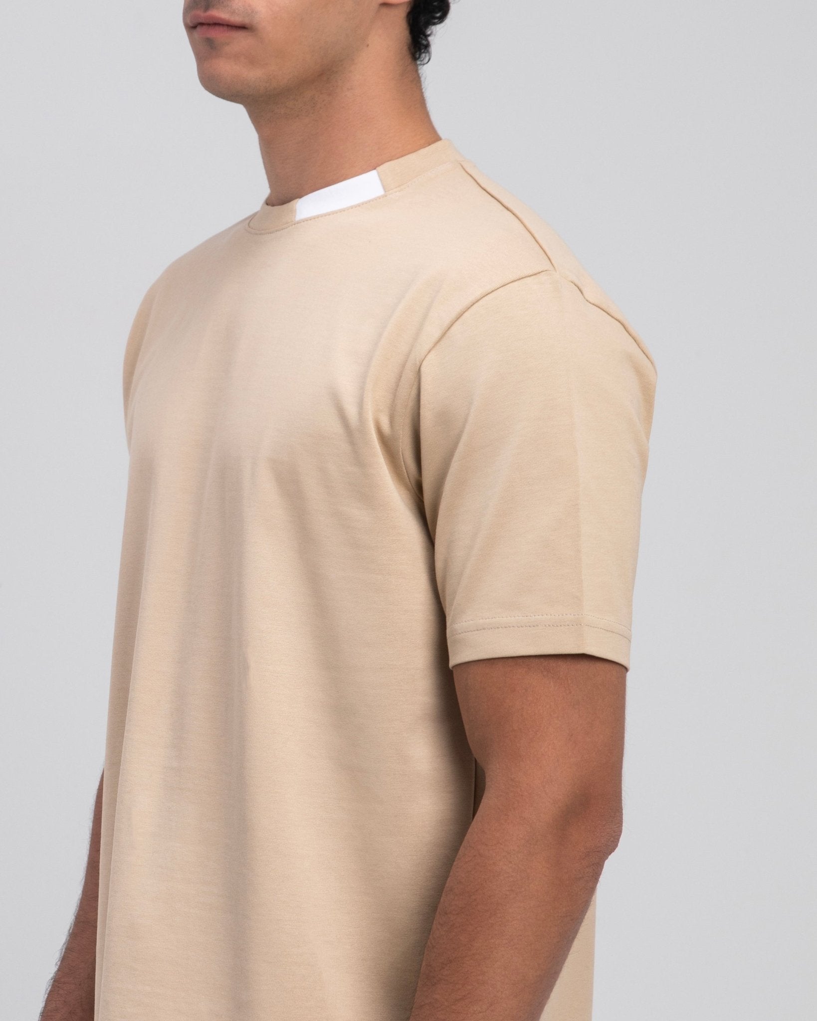 Beige Essential T-Shirt - Fabrcs