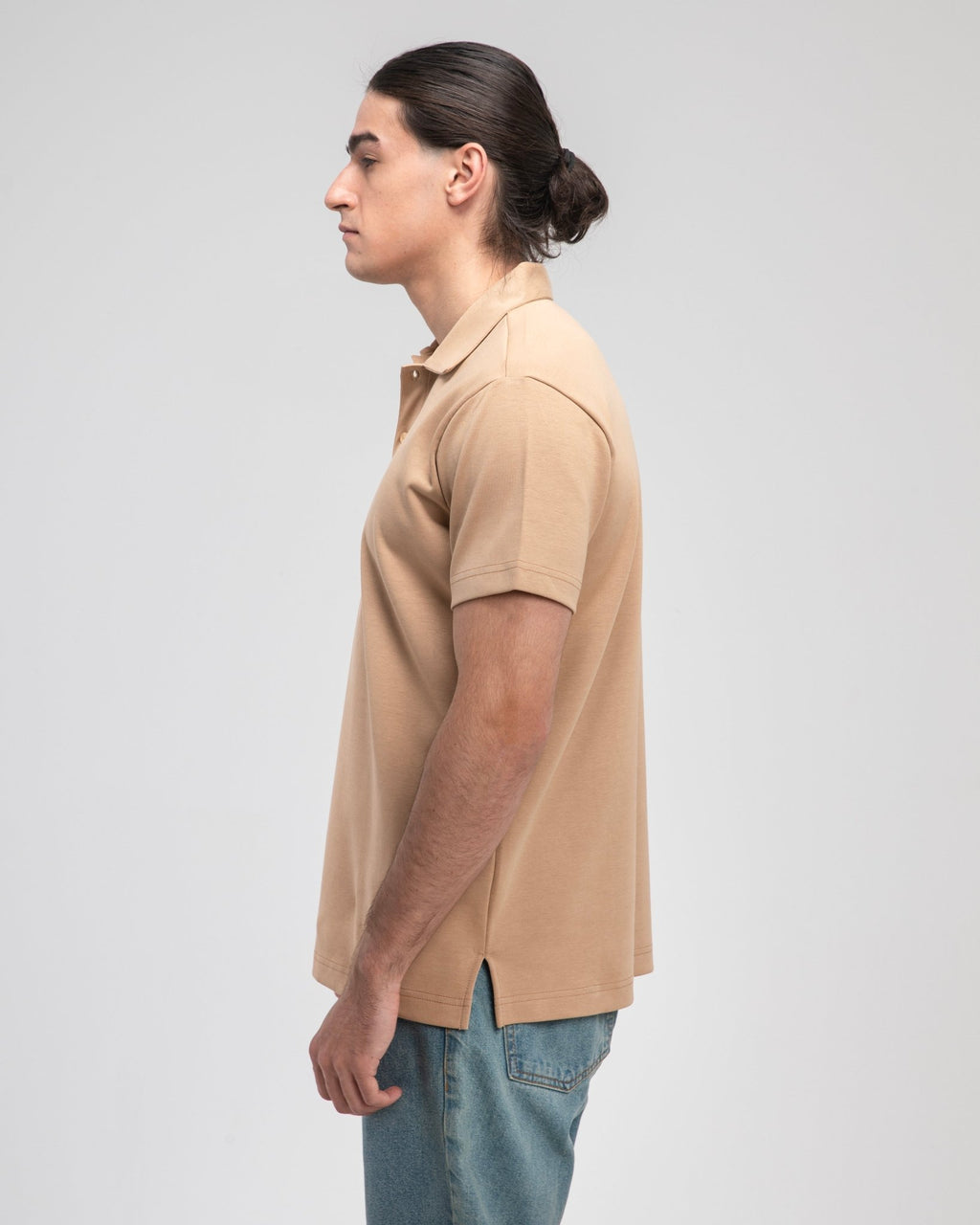 Beige Heavy Polo - Fabrcs