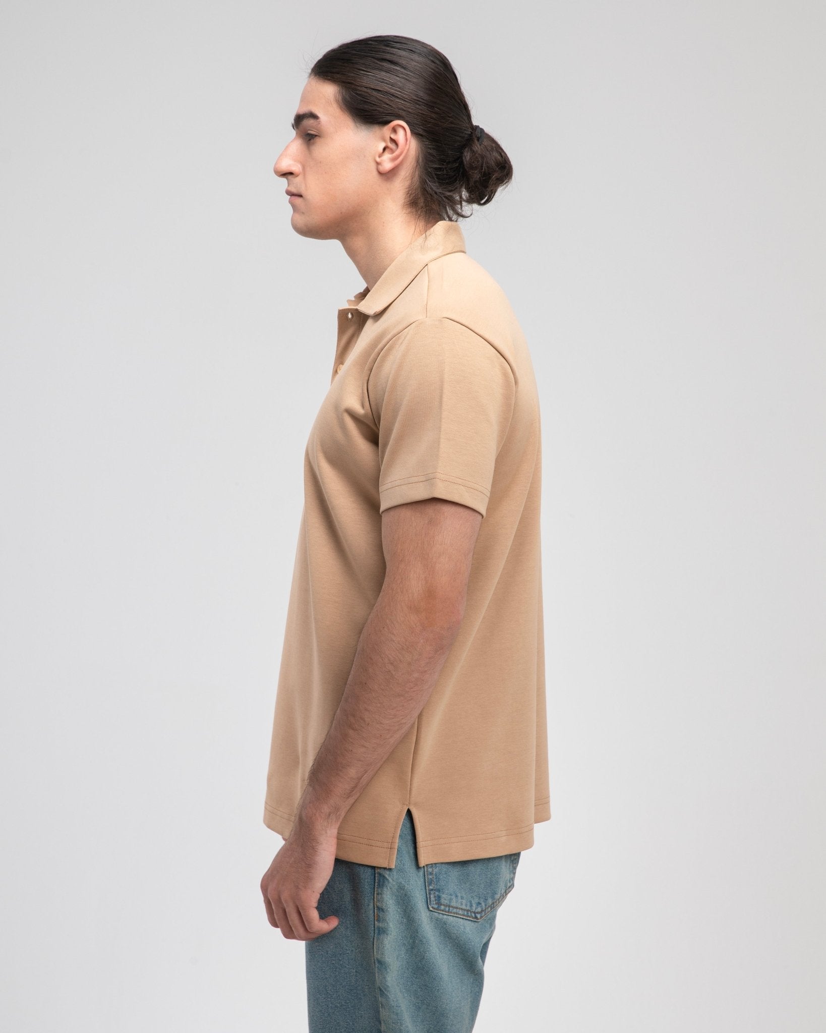 Beige Heavy Polo - Fabrcs