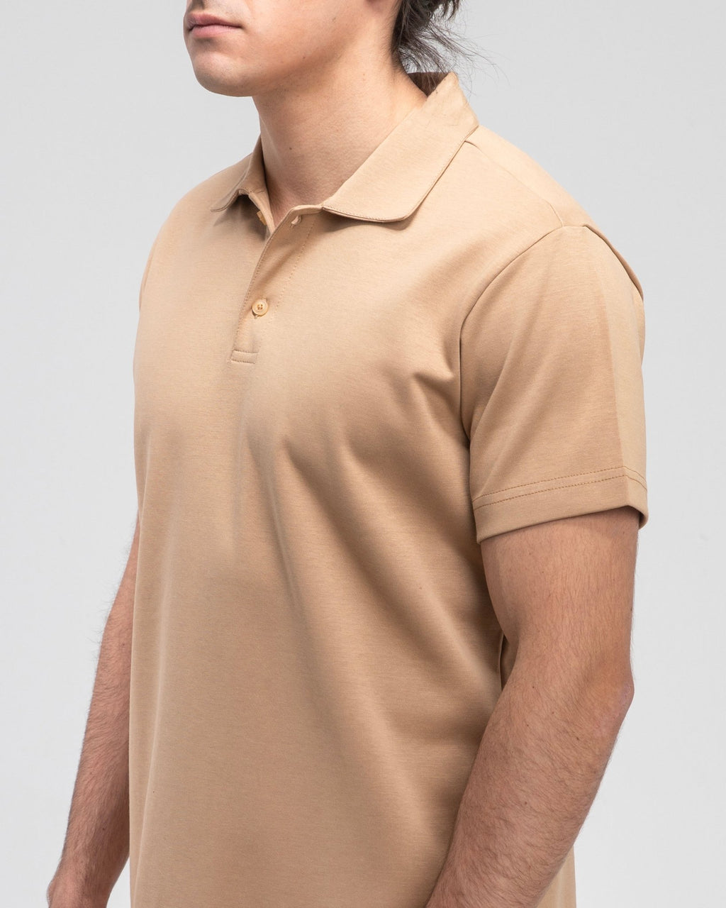 Beige Heavy Polo - Fabrcs