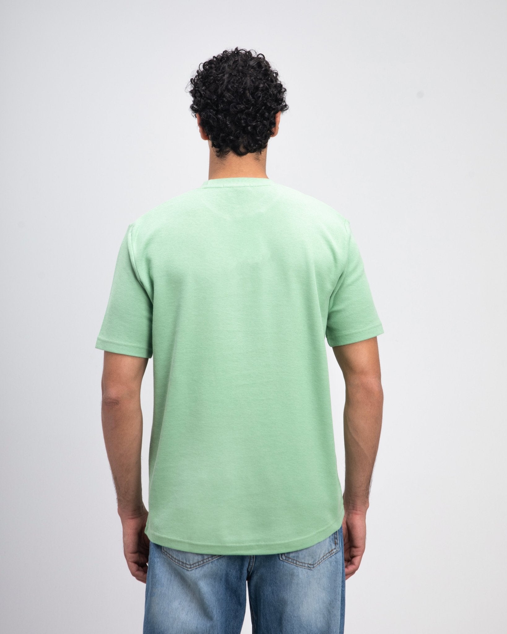 Green Waffle T-Shirt - Fabrcs
