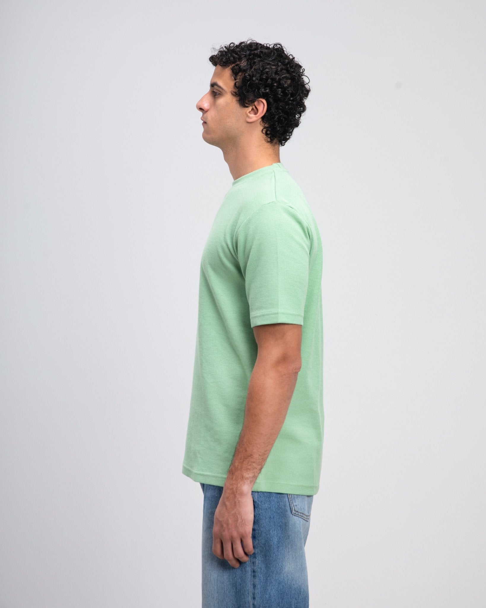 Green Waffle T-Shirt - Fabrcs